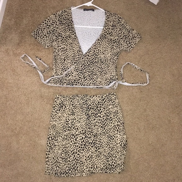 Brandy Melville Other - Brandy Melville cheetah set